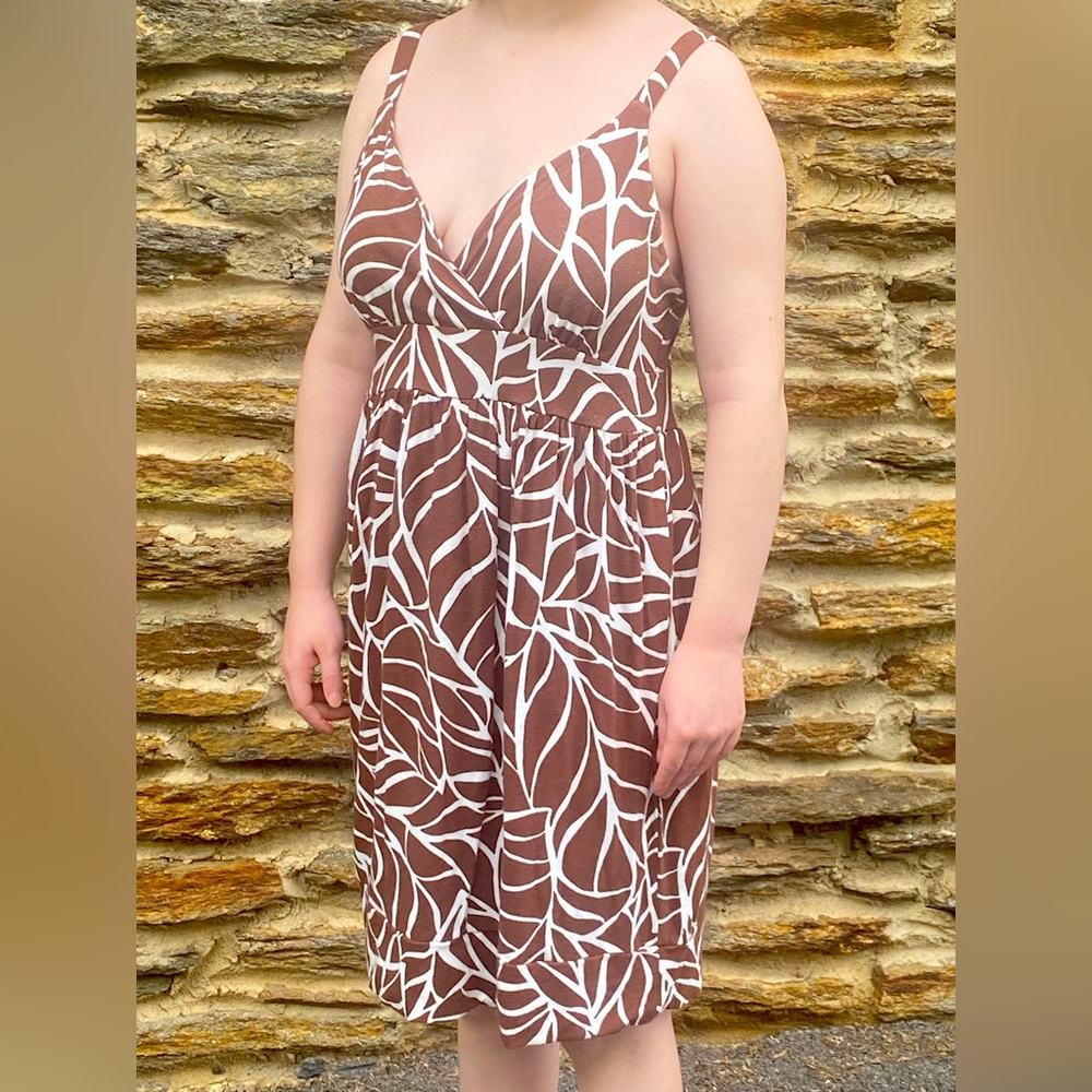 INC International Concepts Petite Y2K Abstract/ Animal Print mini dress sz MP